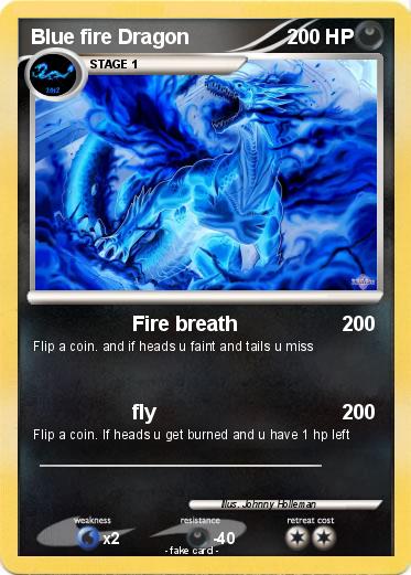 Pokemon Blue fire Dragon