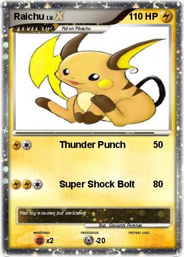Pokemon Raichu