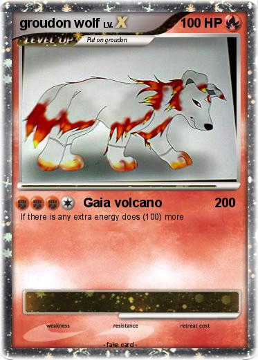 Pokemon groudon wolf