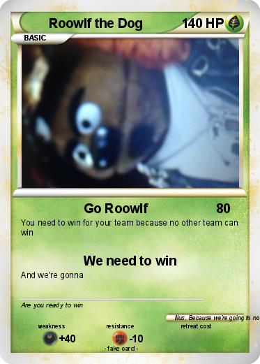 Pokemon Roowlf the Dog