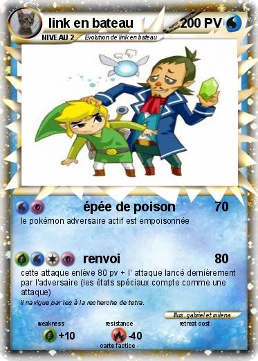 Pokemon link en bateau