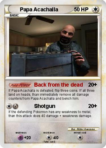 Pokemon Papa Acachalla
