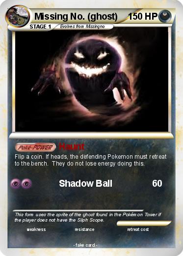 Pokemon Missing No. (ghost)