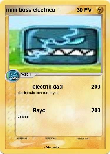 Pokemon mini boss electrico