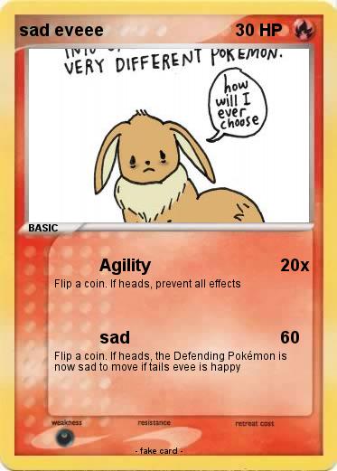 Pokemon sad eveee