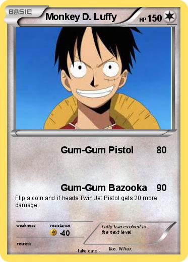 Pokemon Monkey D. Luffy