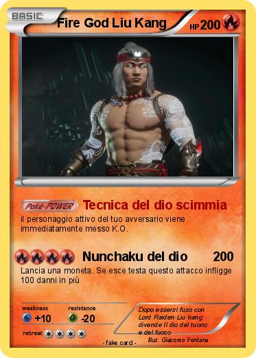 Pokemon Fire God Liu Kang