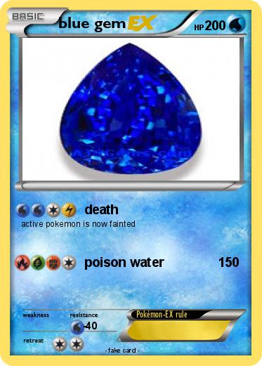 Pokemon blue gem