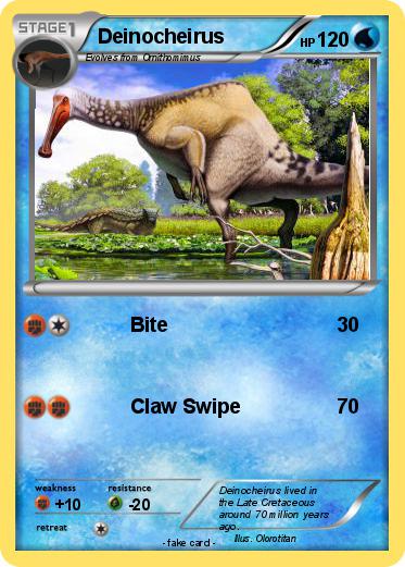Pokemon Deinocheirus