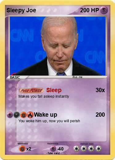 Pokemon Sleepy Joe
