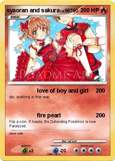Pokemon syaoran and sakura