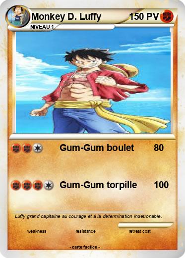 Pokemon Monkey D. Luffy