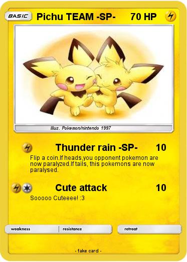 Pokemon Pichu TEAM -SP-