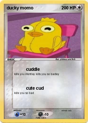 Pokemon ducky momo