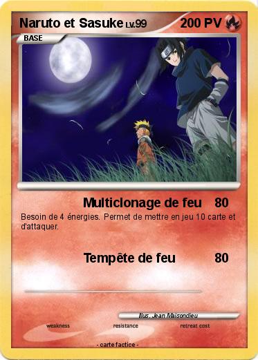 Pokemon Naruto et Sasuke