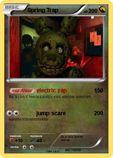 Pokemon Spring Trap