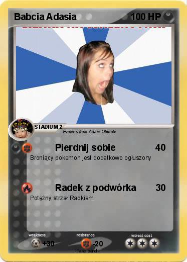 Pokemon Babcia Adasia