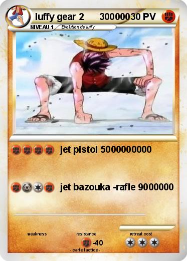 Pokemon luffy gear 2      300000