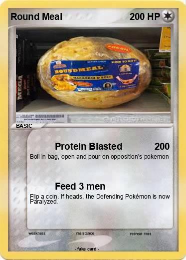 Pokemon Round Meal