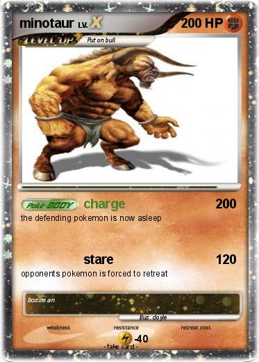 Pokemon minotaur