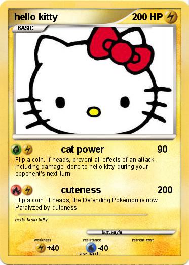 Pokemon hello kitty