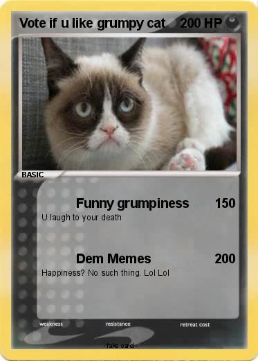 Pokemon Vote if u like grumpy cat