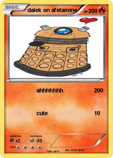 Pokemon dalek on afetamine