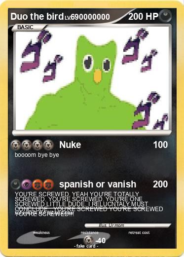 Pokemon Duo the bird