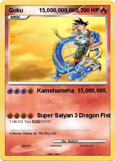 Pokemon Goku          15,000,000,000,
