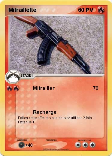 Pokemon Mitraillette