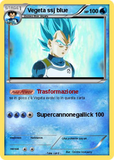 Pokemon Vegeta ssj blue