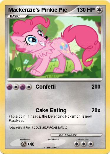 Pokemon Mackenzie's Pinkie Pie