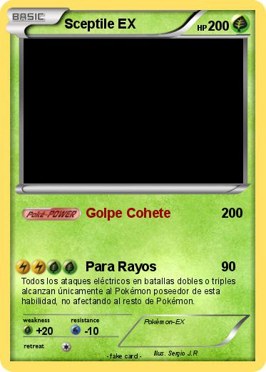 Pokemon Sceptile EX