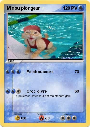 Pokemon Minou plongeur