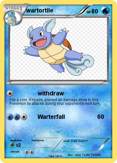 Pokemon wartortile