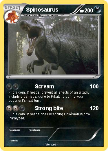 Pokemon Spinosaurus