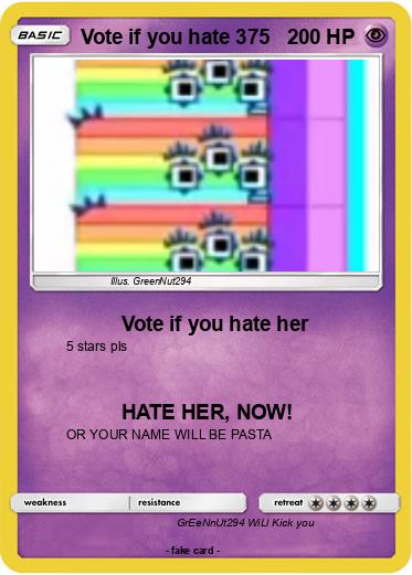 Pokemon Vote if you hate 375