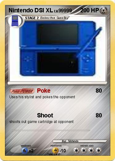 Pokemon Nintendo DSI XL