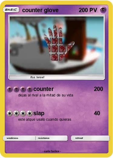 Pokemon counter glove
