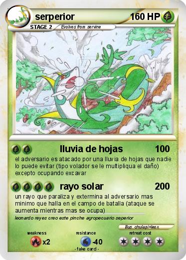 Pokemon serperior