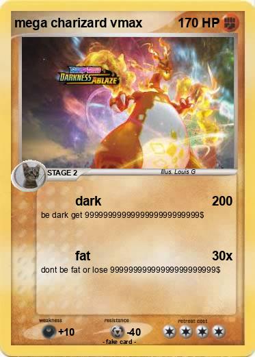 Pokemon mega charizard vmax