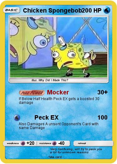 Pokemon Chicken Spongebob