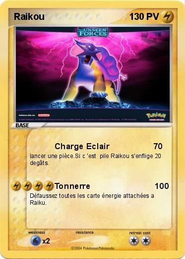 Pokemon Raikou