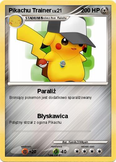 Pokemon Pikachu Trainer