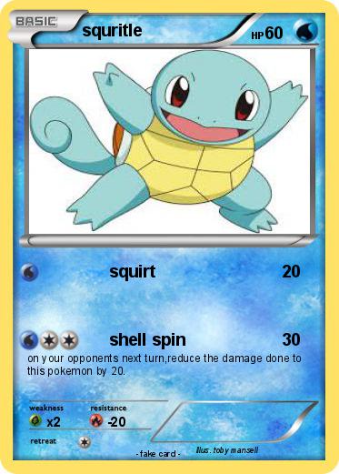 Pokemon squritle