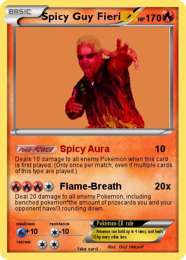 Pokemon Spicy Guy Fieri