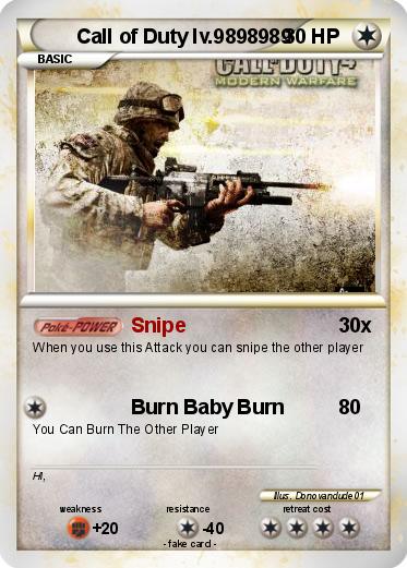 Pokemon Call of Duty lv.9898989