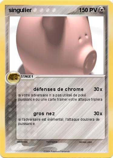 Pokemon singulier