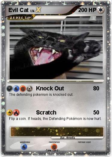 Pokemon Evil Cat
