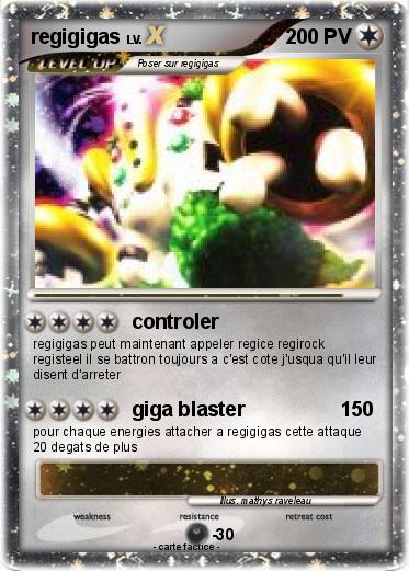 Pokemon regigigas